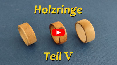 Ringe aus Eukalyptus- und Myrtenholz